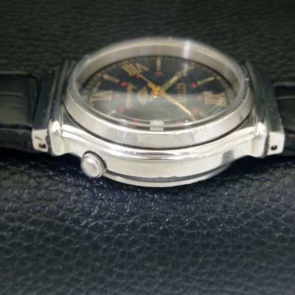 Vintage 1988 Citizen Automatic Mens Silver Watch W/daydate & Gold accents - Picture 5 of 8